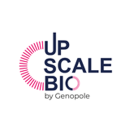 Logo de UP SCALE BIO by GENOPOLE