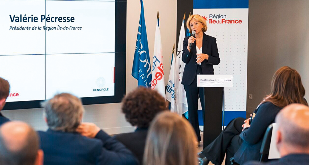 Valérie Pécresse en conférence au GATEX