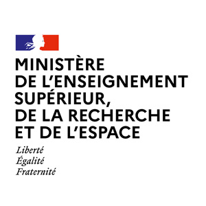 Logo du ministère de l'enseignement supérieur, de la recherche et de l'espace